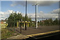 Transport interchange at St Helens Junction, as seen from the 12.01 from Newton-le-Willows