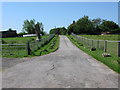 Footpath through Barville Farm