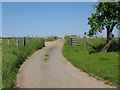 Farm track at Barville Farm