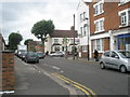 Looking from the junction of Grange Road along Beaconsfield towards Hambrough Road