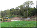 The Droitwich Barge Canal approaching the A449