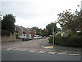 Looking from The Ridings down Egan Close