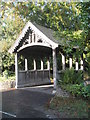 The lych gate at St John the Baptist, Greatham