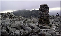 NY2107 : Scafell Pike trig point by Colin Kinnear
