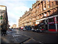 Glasgow: two police officers enter Holland Street from Sauchiehall Street
