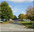 Gwent Police HQ entrance, Croesyceiliog, Cwmbran