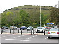 Superstore car park on the Park Farm shopping estate