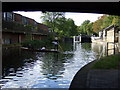 Old Ford lock from Old Ford Bridge, Regent