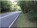 The A 22 climbing SE towards Wych Cross