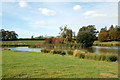 SP4959 : Fishing lake near Northfields Farm (2) by Andy F