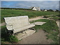 Seat overlooking Treyarnon Bay