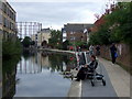 Fishing in the canal, Bethnal Green