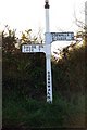 Signpost at Bosent Cross