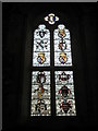 Stained glass window on the north wall of Winchester Castle (1)