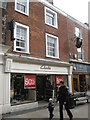 Shoe shop in Winchester High Street