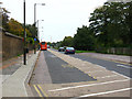 TQ3976 : Coach parking bays, Charlton Way, Greenwich by Stephen Craven
