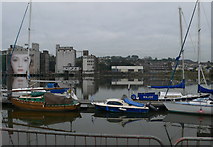 S6012 : Boats on the river Suir, Waterford by Eirian Evans