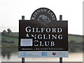 Information board at Kernan Lake