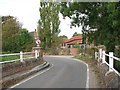 Approaching Markshall Farm on Markshall Lane