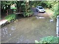 Ford and bridge at Pontbren-pwll-y-brag