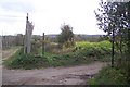 Footpath crosses Kit Hill