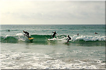 SW5842 : Penwith Schools 'Shoresurf' junior surfing competition at Gwithian (1) by Andy F