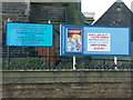 Easter noticeboard at Manchester Road Methodist Church