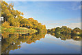 TL2165 : Autumn calm on the Great Ouse by Mick Lobb