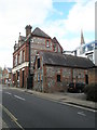 Approaching The Green Man at the junction of St Swithun Street and Southgate Street