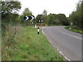 Sweeping bend on the A 272 at Strood Green