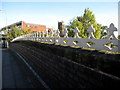 Cast iron railings on Chester Bridge