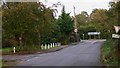 Road junction at Bucks Horn Oak