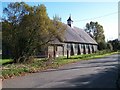 Side view of the Llangoed Village Hall