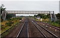Footbridge over the railway in Swindon