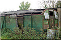 Old railway van north of Harbury