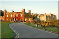 Looking west along the driveway to Tregenna Castle