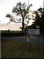 ST7212 : Stock Gaylard: signpost at the B3143 turning by Chris Downer