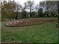 Labyrinth, Llanfihangel-Rhos-y-corn Church