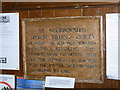 Commemorative Tablet Llanfihangel Rhos-y-Corn Church