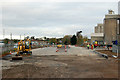 Roadworks progressing on Lawford Road, Rugby