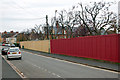 Fence around a building site near Rugby station (1)