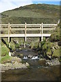 Footbridge between Devon and Cornwall