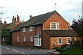 Cottages beside the B4453 at Weston under Wetherley