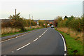 Looking east on the B4453 in Weston under Wetherley