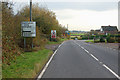 Road signs on the B4453, Weston under Wetherley