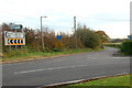 Junction of the B4453 and the lane to Hunningham, Weston under Wetherley