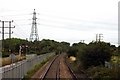 Electricity Pylon near the railway