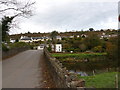 Leaving Taddiport over the river Torridge