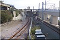 Meeting of railway lines, near Northfleet