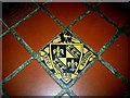 Floor tile - Sherborne Abbey